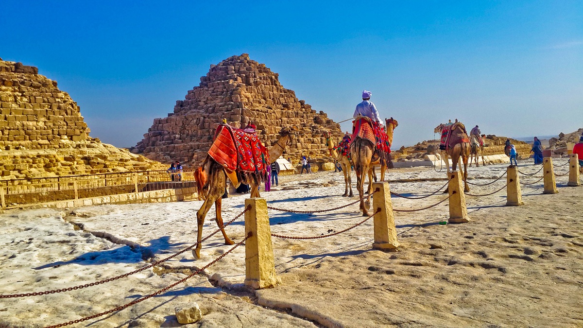 Camel Ride around the Pyramids